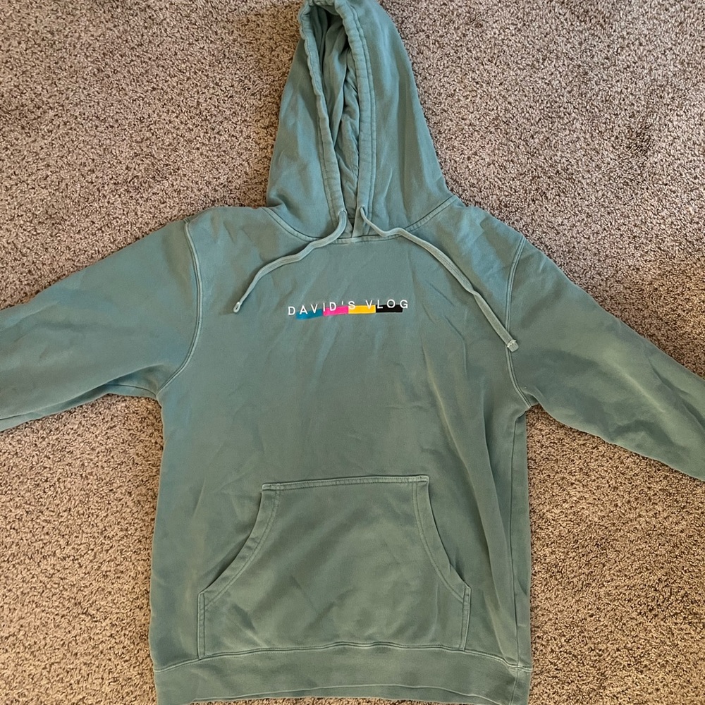 Vlog squad teal hoodie